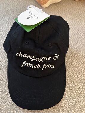 kate spade Black Baseball Cap with Tag